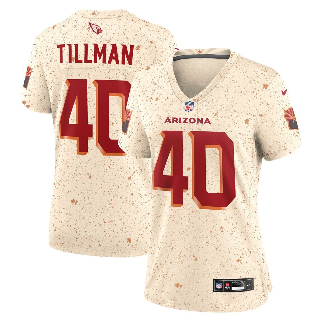 Pat Tillman Arizona Cardinals Nike Women's 2025 Rivalries Collection Retired Player Game Jersey - Natural Official NFL Team Apparel Football Fan Gear