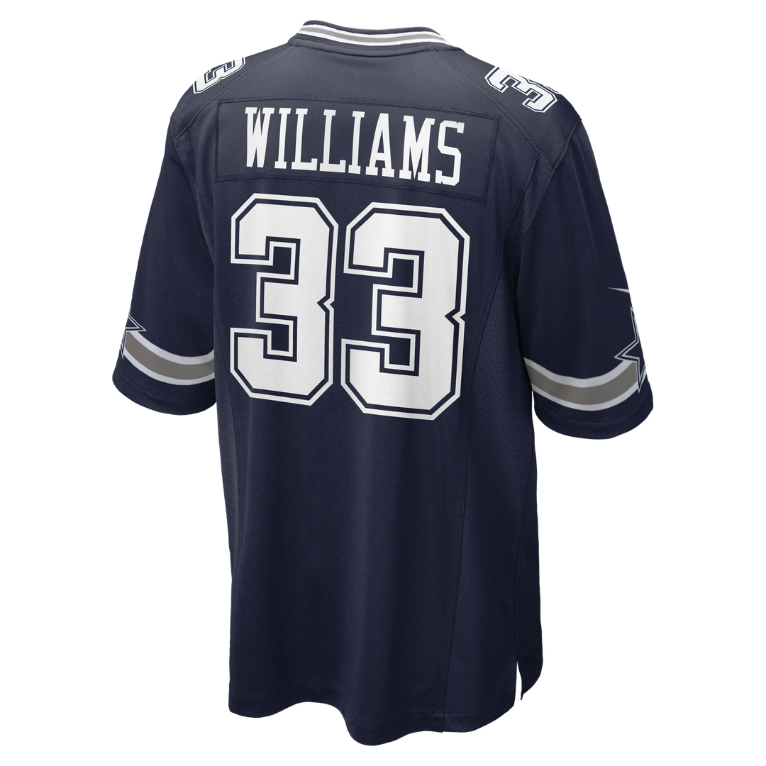 Javonte Williams Dallas Cowboys Nike Team Game Jersey - Navy Official NFL Team Apparel Football Fan Gear