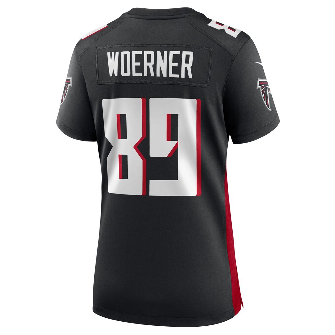 Charlie Woerner Atlanta Falcons Nike Women's Game Jersey - Black Official NFL Team Apparel Football Fan Gear