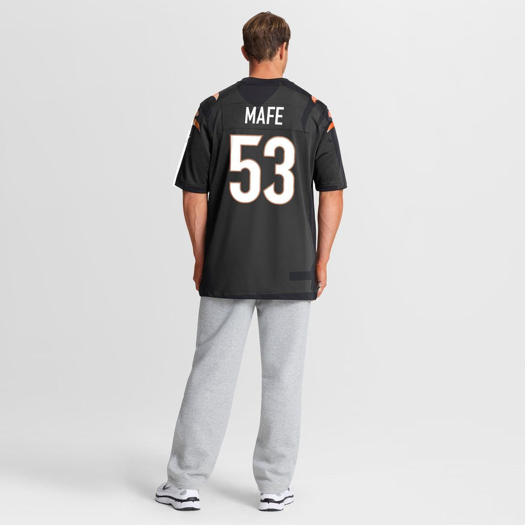 Boye Mafe Cincinnati Bengals Nike Team Game Jersey - Black Official NFL Team Apparel Football Fan Gear