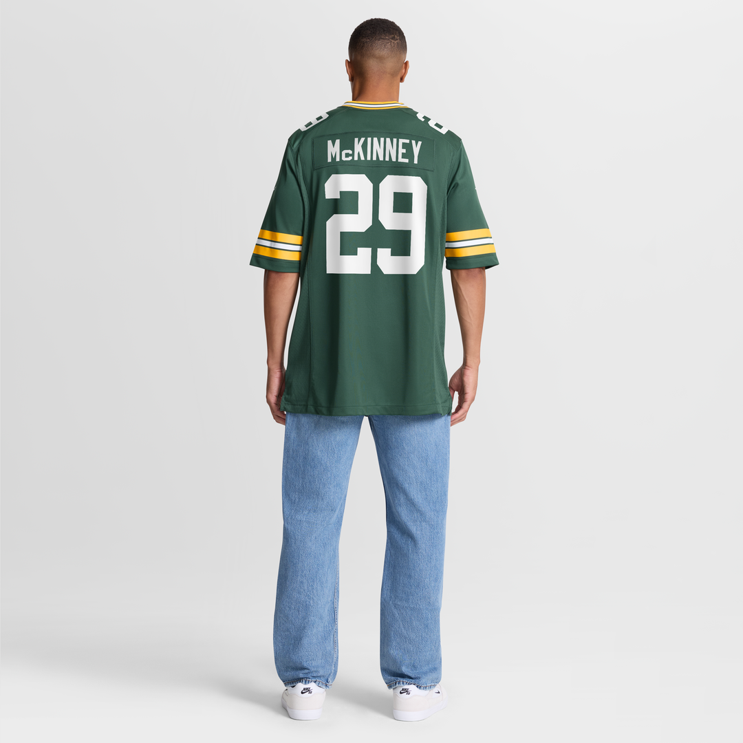 Xavier McKinney Green Bay Packers Nike Team Game Jersey - Green Official NFL Team Apparel Football Fan Gear