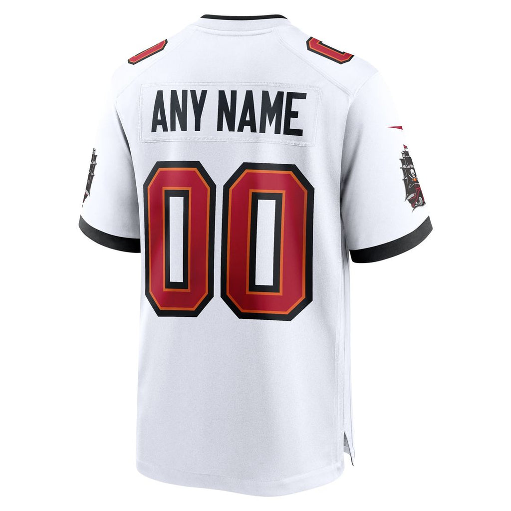 Tampa Bay Buccaneers Nike Alternate Custom Game Jersey - Pewter Official NFL Team Apparel Football Fan Gear