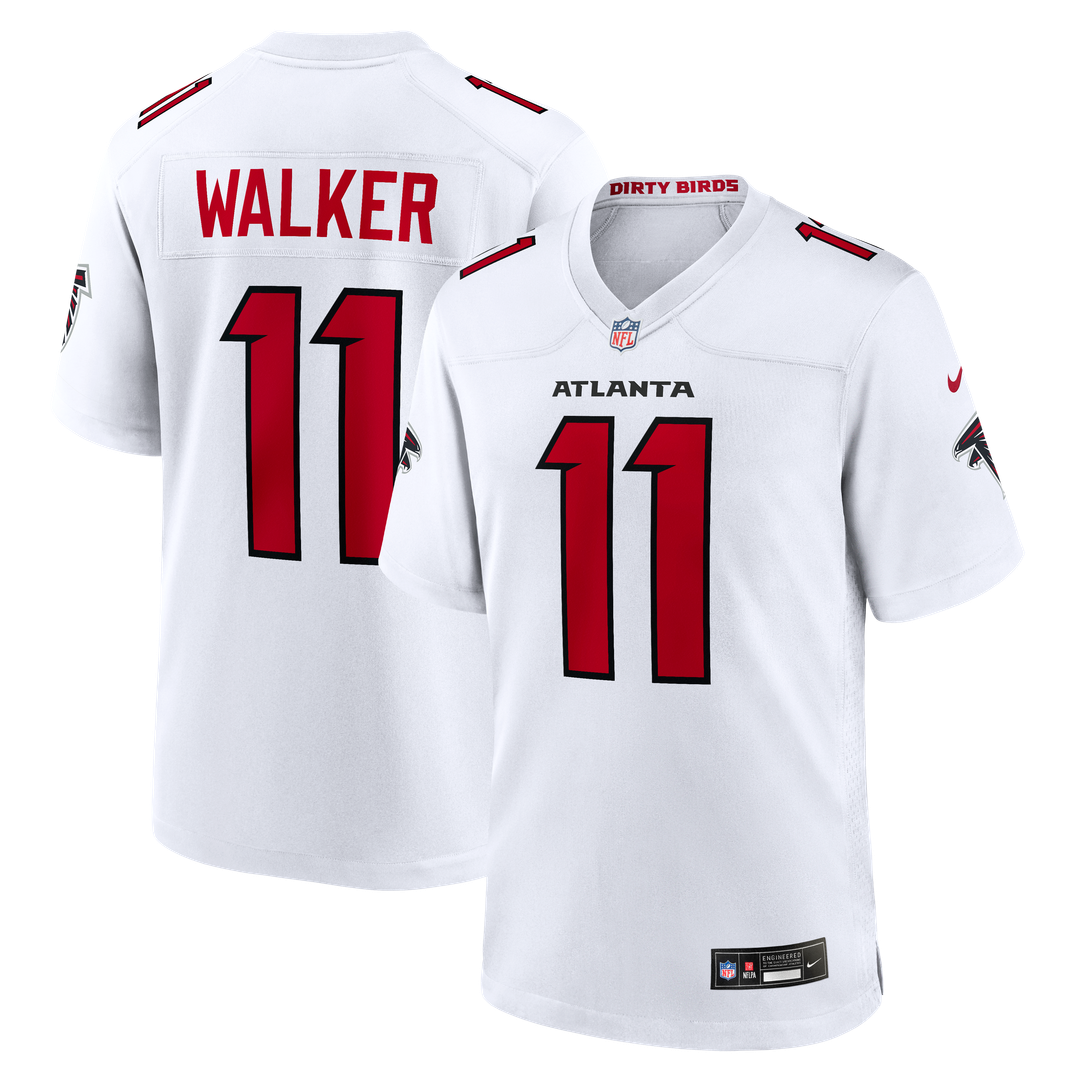 Jalon Walker Atlanta Falcons Nike Game Jersey - White Official NFL Team Apparel Football Fan Gear