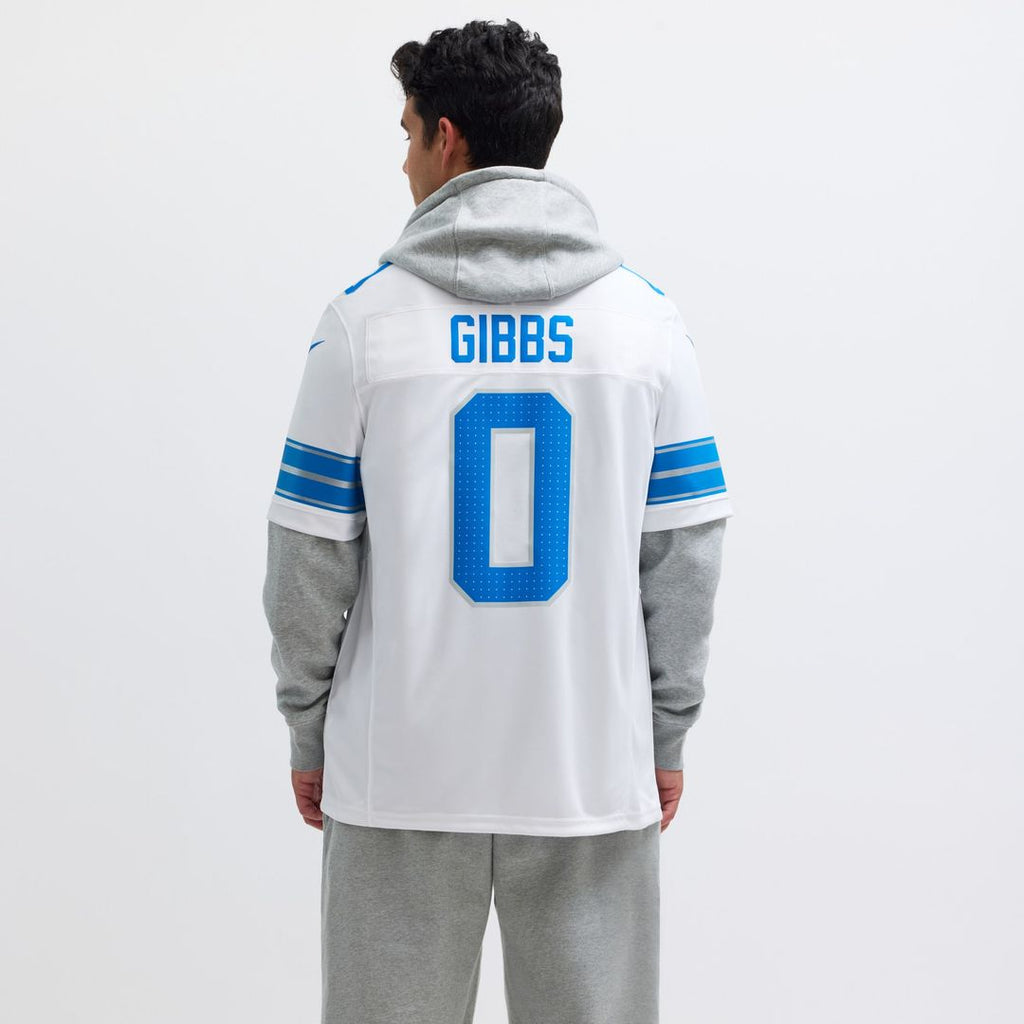 Jahmyr Gibbs Detroit Lions Nike 2nd Alternate Vapor F.U.S.E. Limited Jersey - Black Official NFL Team Apparel Football Fan Gear