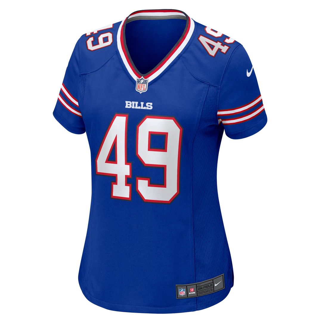 DaShaun White Buffalo Bills Nike Women's Team Game Jersey - Royal Official NFL Team Apparel Football Fan Gear
