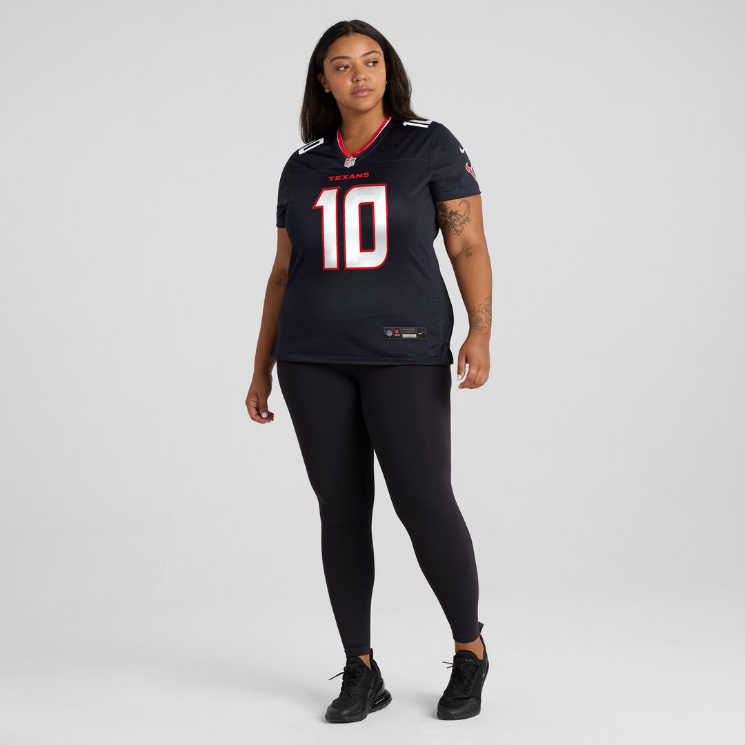 Davis Mills Houston Texans Nike Women's Team Game Jersey - Navy Official NFL Team Apparel Football Fan Gear