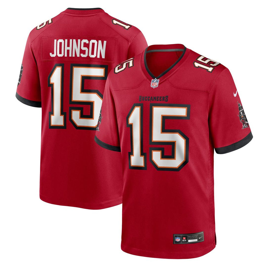Tez Johnson Tampa Bay Buccaneers Nike Team Game Jersey - Red Official NFL Team Apparel Football Fan Gear