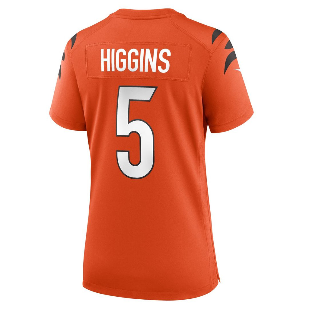 Tee Higgins Cincinnati Bengals Nike Women's Alternate Game Jersey - Orange Official NFL Team Apparel Football Fan Gear