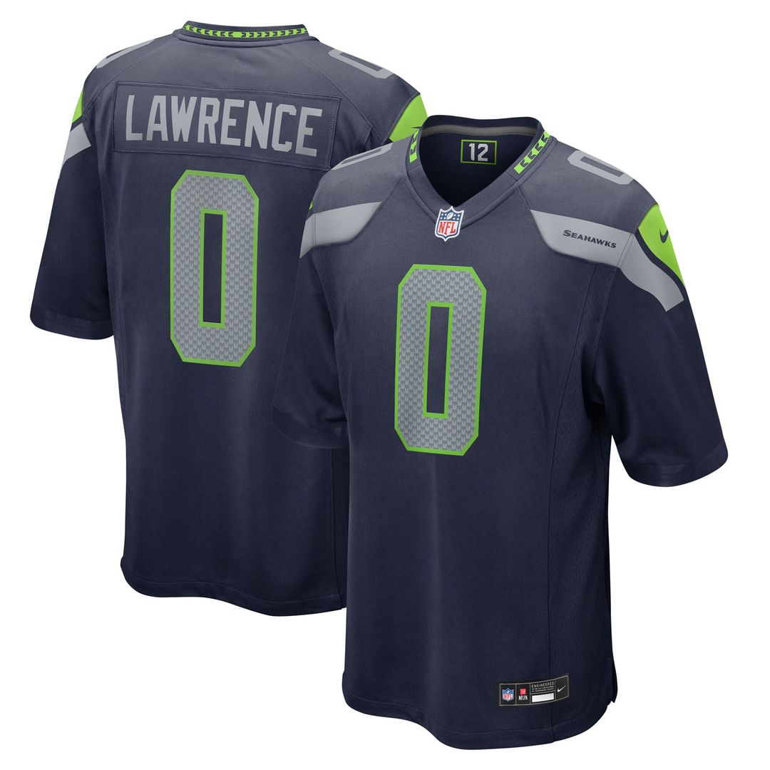 DeMarcus Lawrence Seattle Seahawks Nike Team Game Jersey - College Navy Official NFL Team Apparel Football Fan Gear