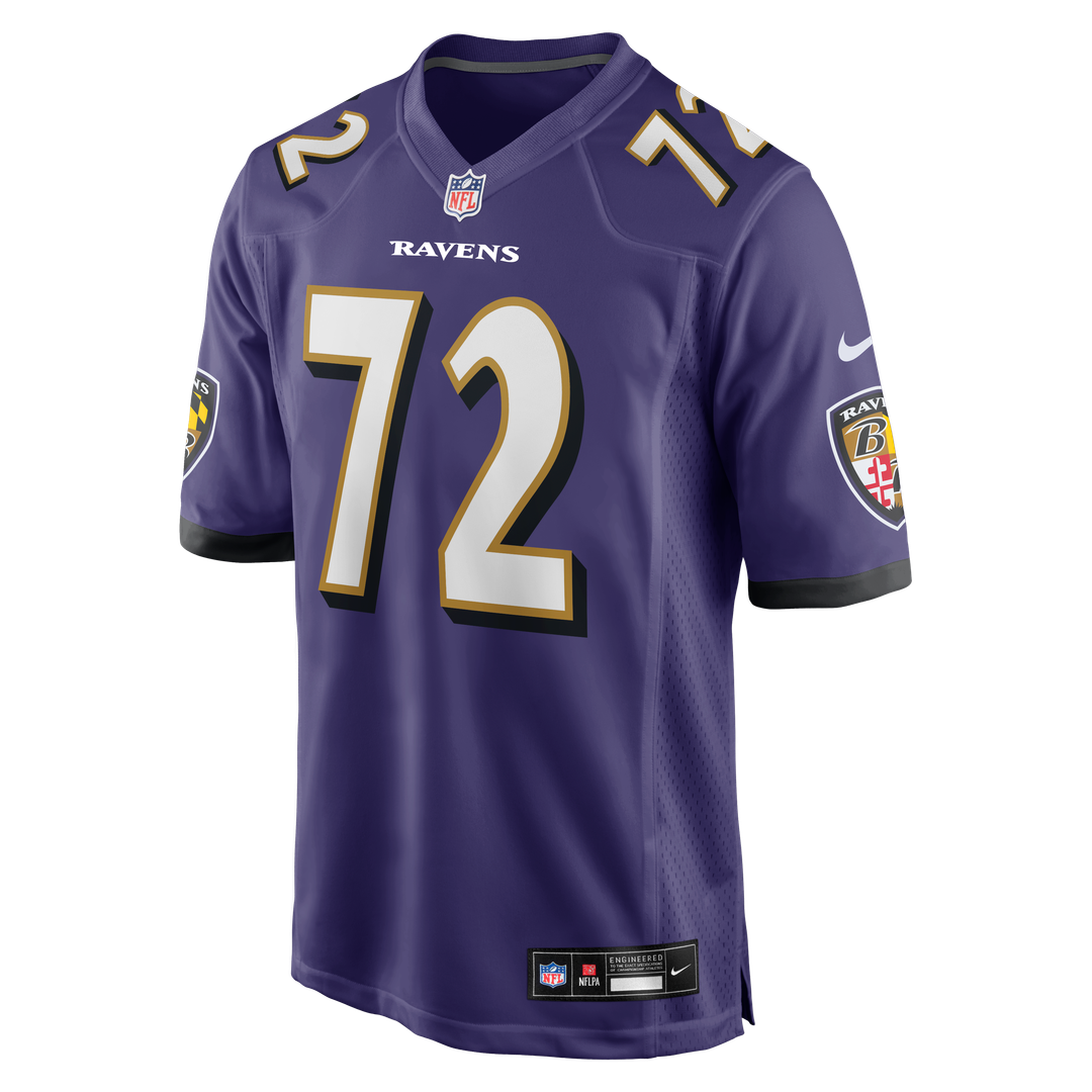 Andrew Vorhees Baltimore Ravens Nike Team Game Jersey - Purple Official NFL Team Apparel Football Fan Gear