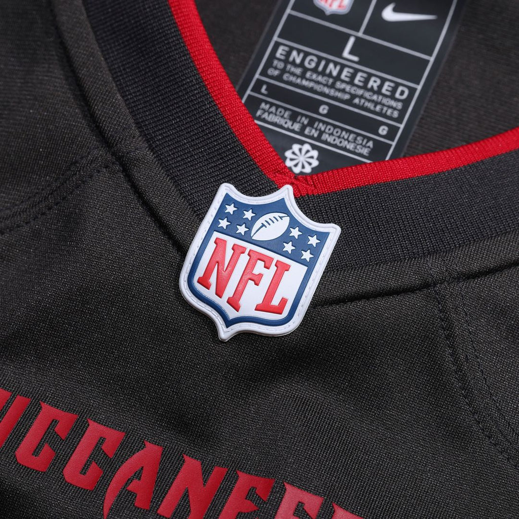Tampa Bay Buccaneers Nike Alternate Custom Game Jersey - Pewter Official NFL Team Apparel Football Fan Gear