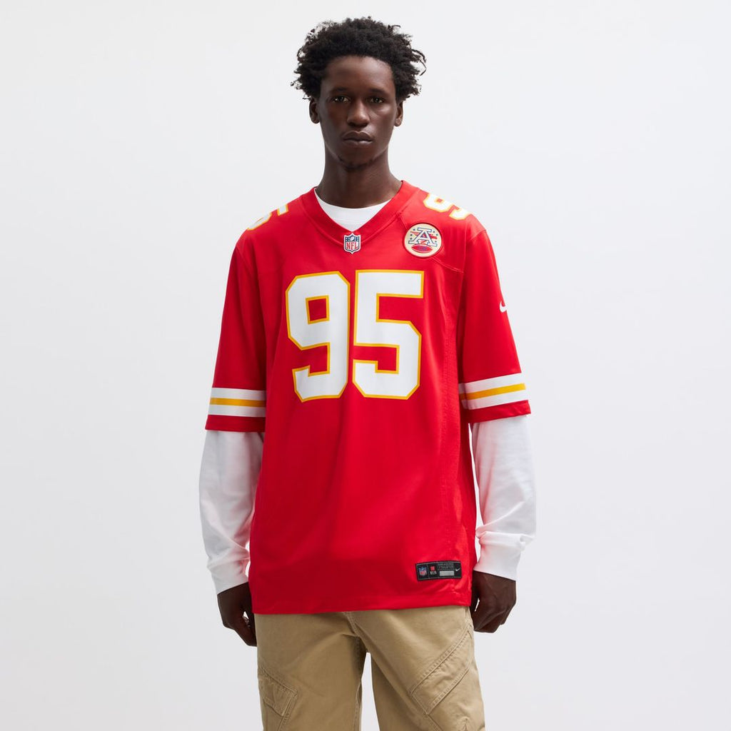 Chris Jones Kansas City Chiefs Nike Game Jersey - Red Official NFL Team Apparel Football Fan Gear