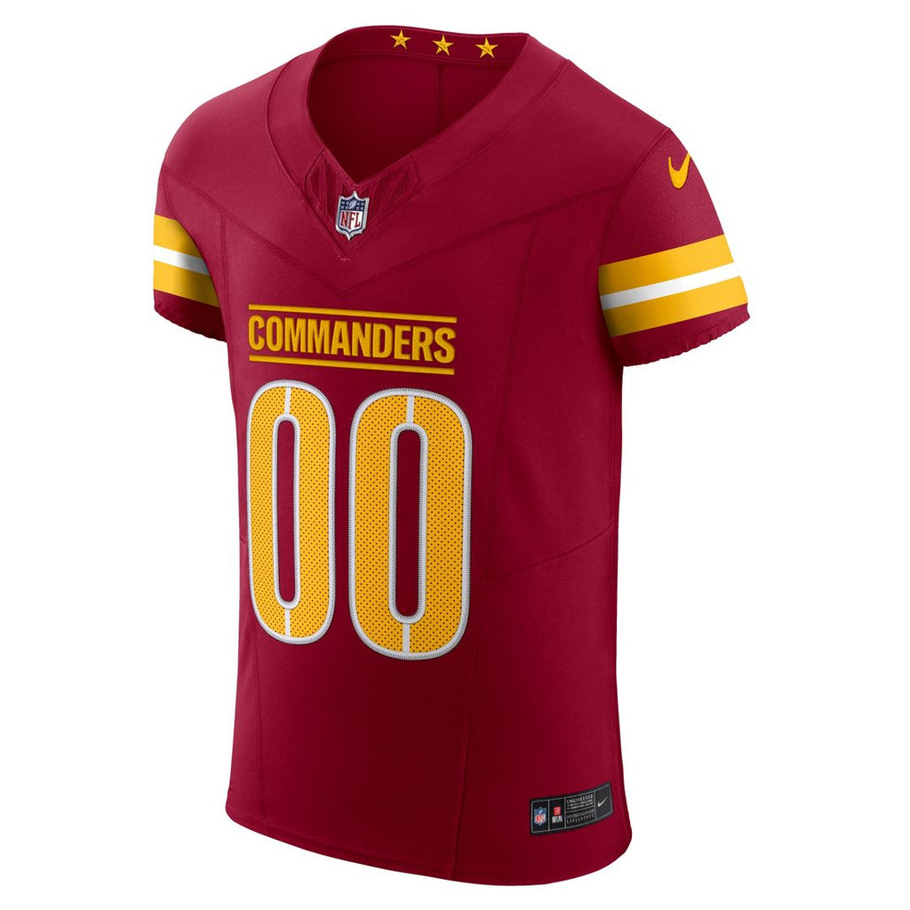 Washington Commanders Nike Alternate Vapor F.U.S.E. Elite Custom Jersey - Black Official NFL Team Apparel Football Fan Gear