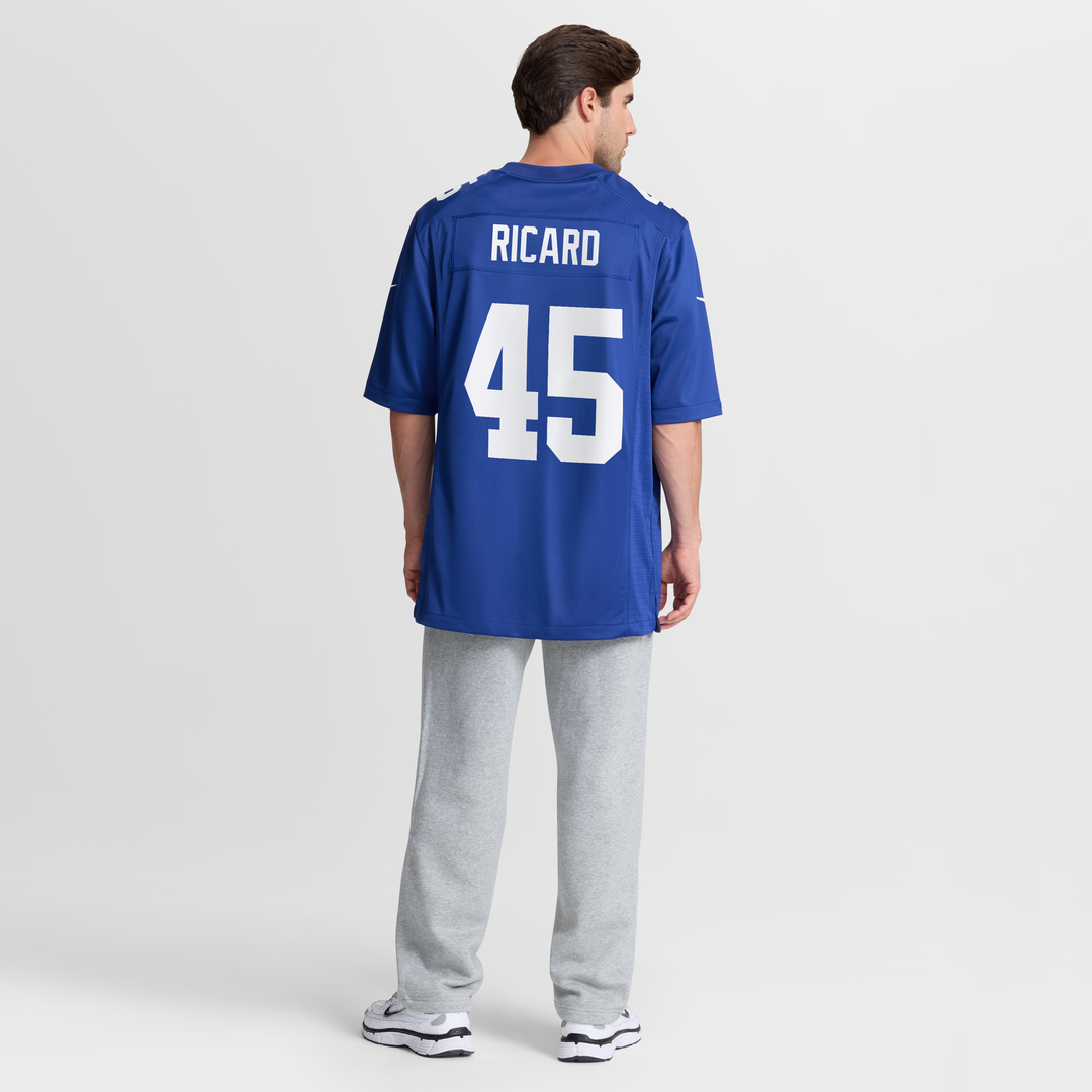 Patrick Ricard New York Giants Nike Team Game Jersey - Royal Official NFL Team Apparel Football Fan Gear