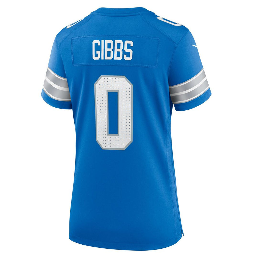Jahmyr Gibbs Detroit Lions Nike Women's 2nd Alternate Game Player Jersey - Black Official NFL Team Apparel Football Fan Gear