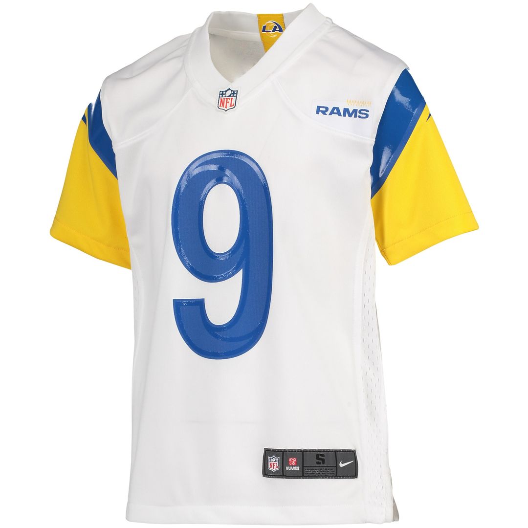 Matthew Stafford Los Angeles Rams Nike Youth Game Jersey - White Official NFL Team Apparel Football Fan Gear