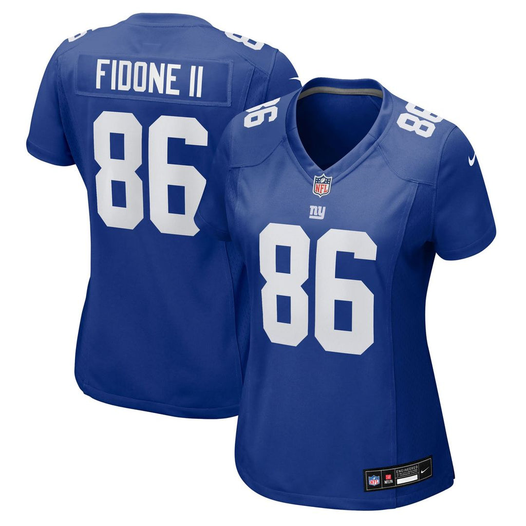 Thomas Fidone II New York Giants Nike Women's Team Game Jersey - Royal Official NFL Team Apparel Football Fan Gear