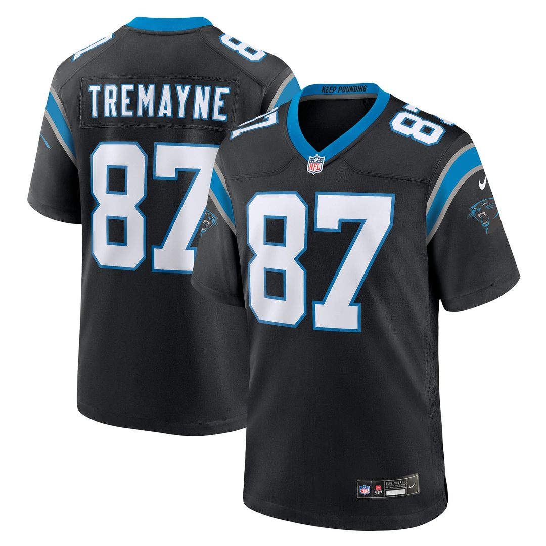 Brycen Tremayne Carolina Panthers Nike Team Game Jersey - Black Official NFL Team Apparel Football Fan Gear