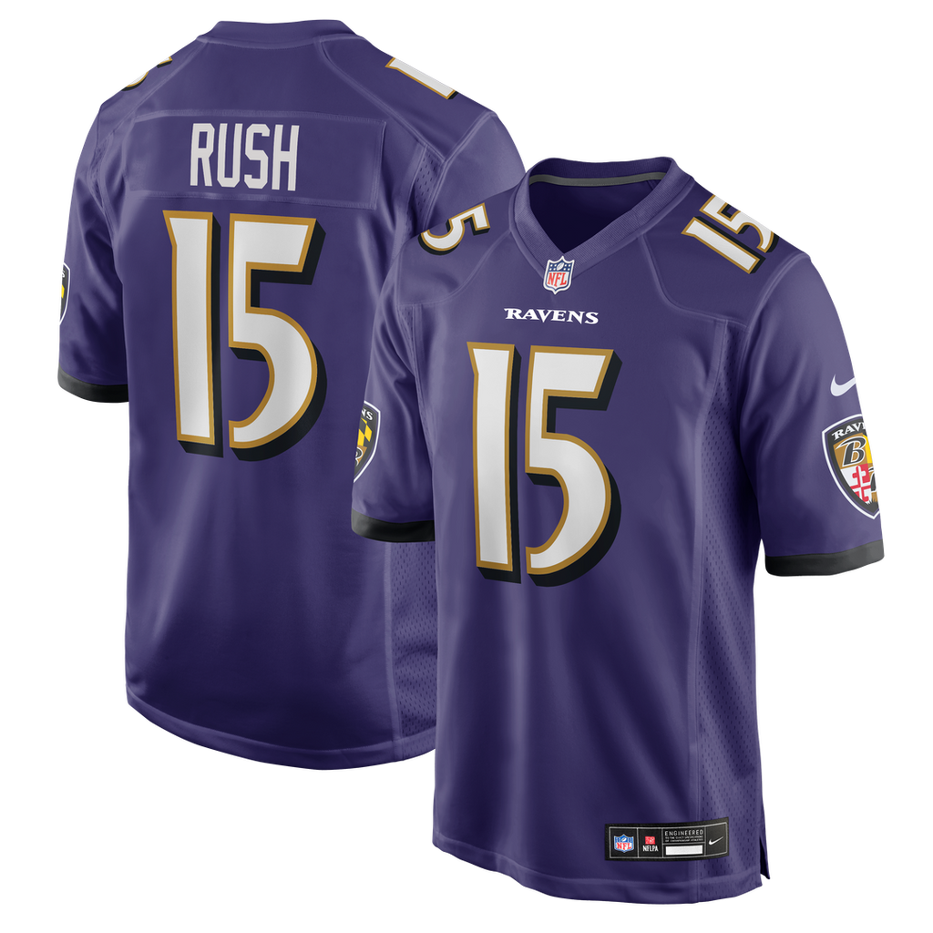 Cooper Rush Baltimore Ravens Nike Team Game Jersey - Purple Official NFL Team Apparel Football Fan Gear