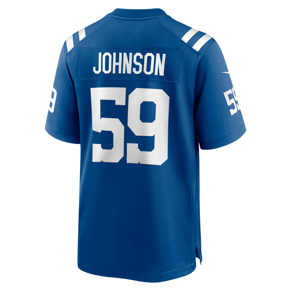 Buddy Johnson Indianapolis Colts Nike Team Game Jersey - Royal Official NFL Team Apparel Football Fan Gear