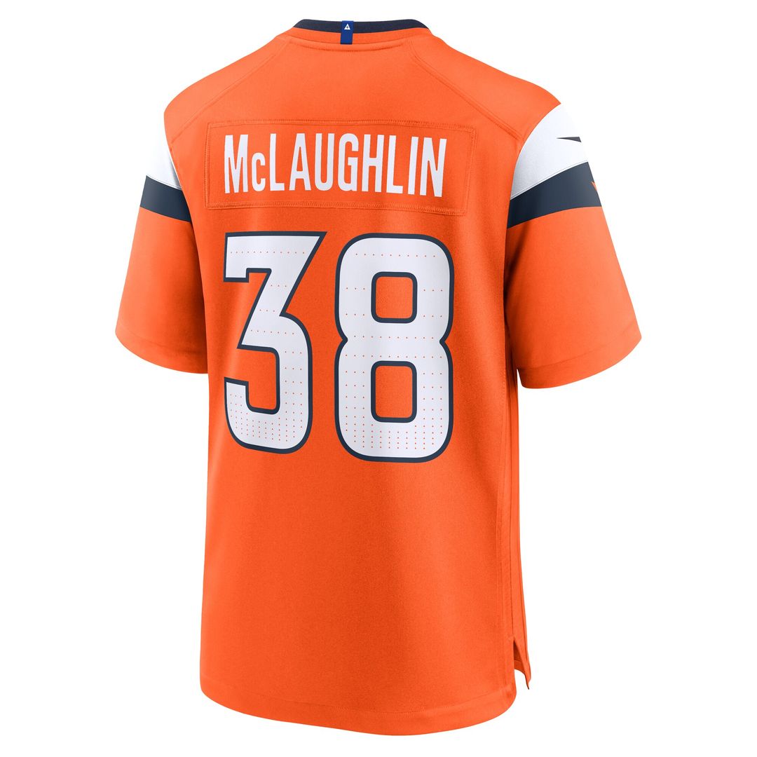 Jaleel McLaughlin Denver Broncos Nike Alternate Game Jersey - Navy Official NFL Team Apparel Football Fan Gear