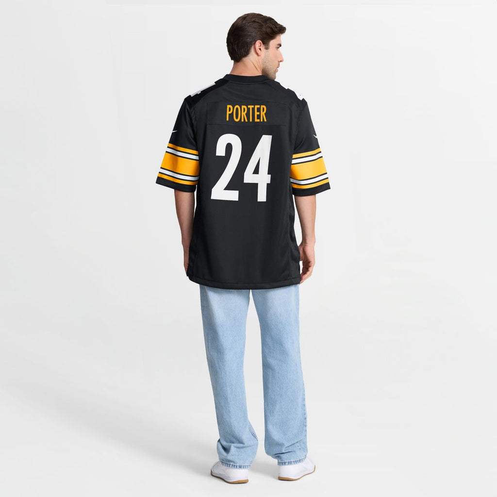 Joey Porter Jr. Pittsburgh Steelers Nike Game Jersey - Black Official NFL Team Apparel Football Fan Gear