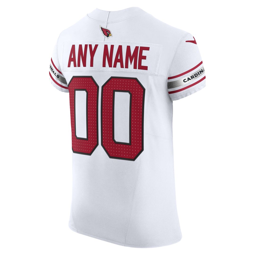 Arizona Cardinals Nike Vapor F.U.S.E. Elite Custom Jersey - White Official NFL Team Apparel Football Fan Gear
