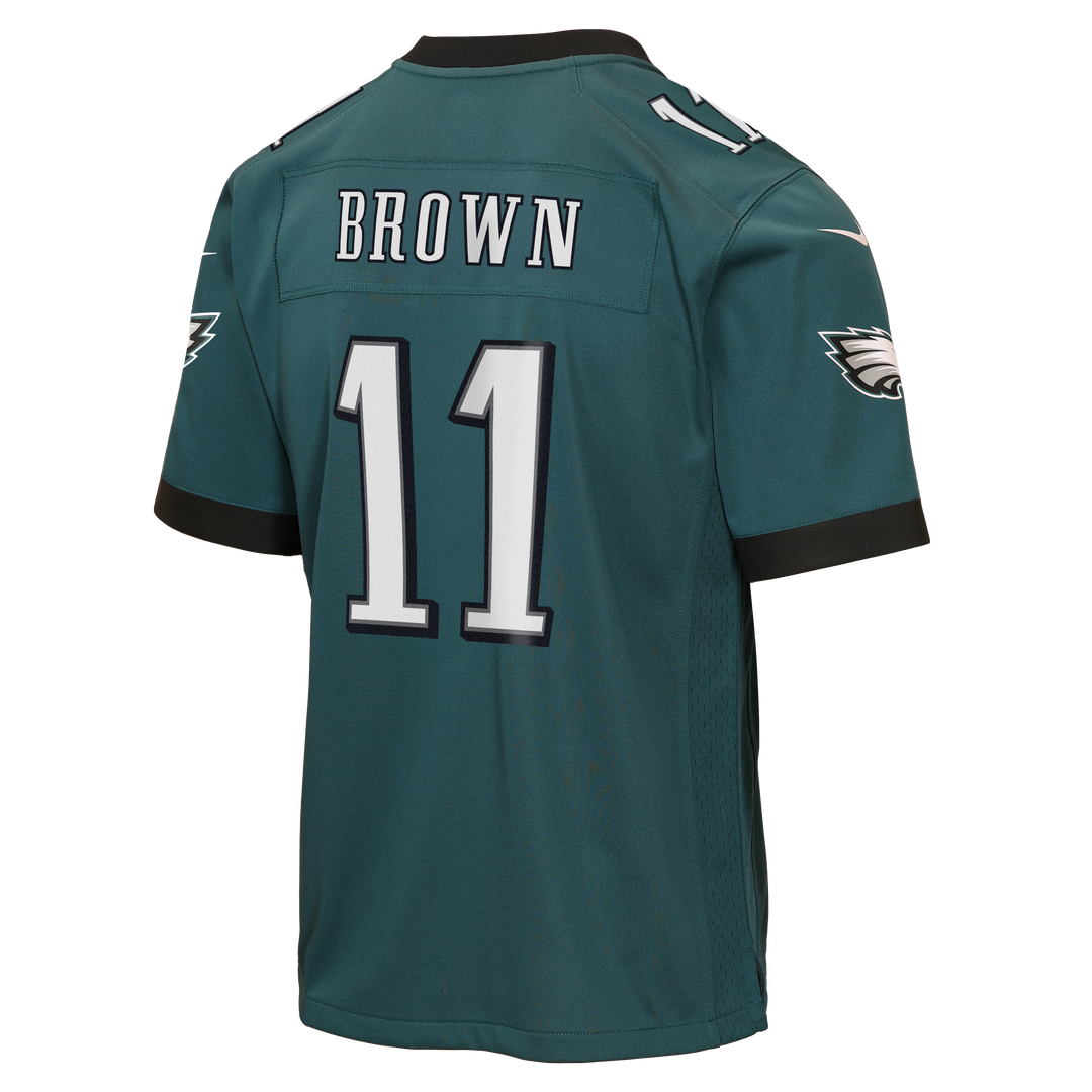 A.J. Brown Philadelphia Eagles Nike Youth Game Jersey - Kelly Green Official NFL Team Apparel Football Fan Gear