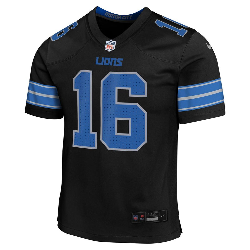 Jared Goff Detroit Lions Nike Youth Game Jersey - Blue Official NFL Team Apparel Football Fan Gear