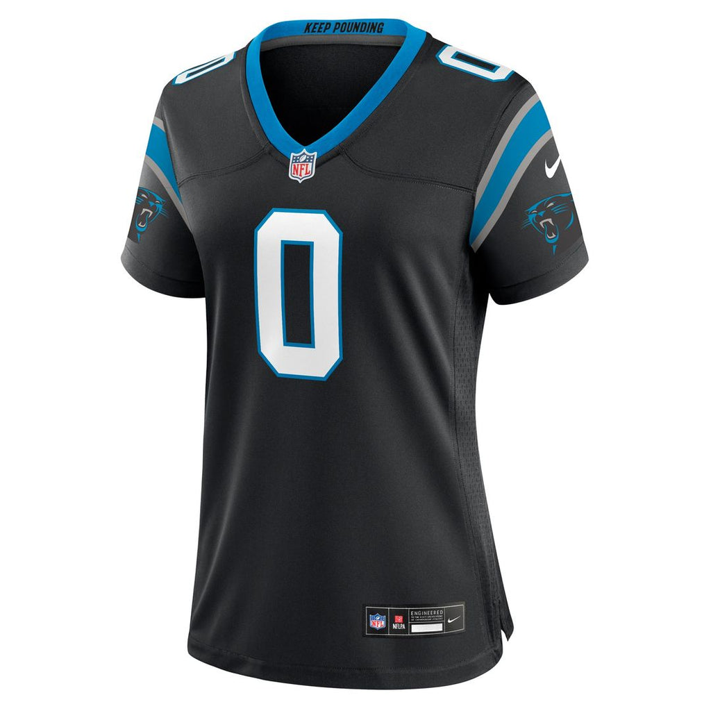 Ja'Tavion Sanders Carolina Panthers Nike Women's Game Jersey - Black Official NFL Team Apparel Football Fan Gear