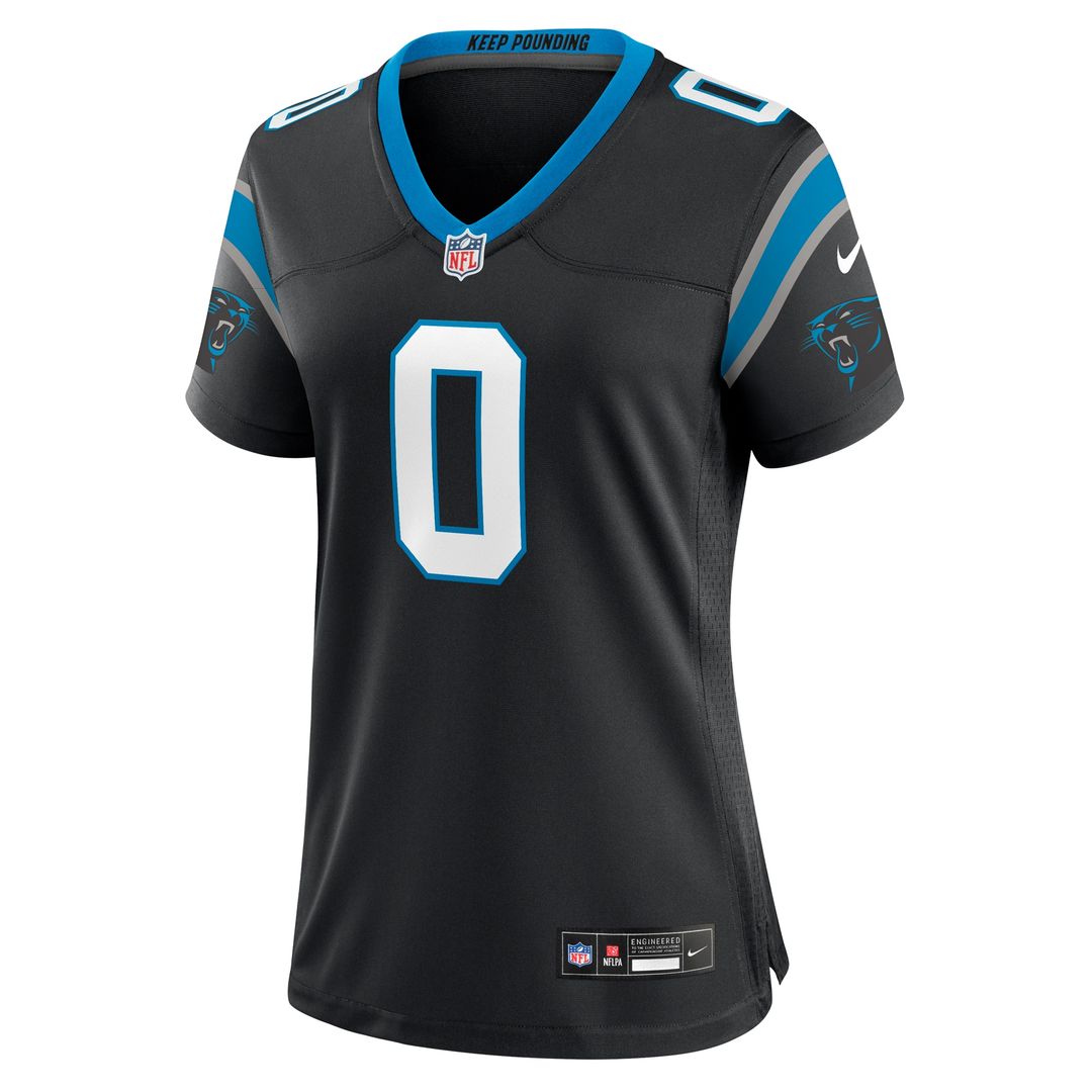 Ja'Tavion Sanders Carolina Panthers Nike Women's Game Jersey - Black Official NFL Team Apparel Football Fan Gear