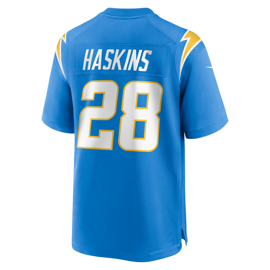Hassan Haskins Los Angeles Chargers Nike Team Game Jersey - Powder Blue Official NFL Team Apparel Football Fan Gear