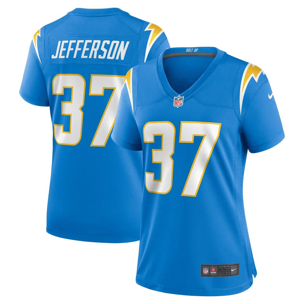Tony Jefferson Los Angeles Chargers Nike Women's Team Game Jersey - Powder Blue Official NFL Team Apparel Football Fan Gear