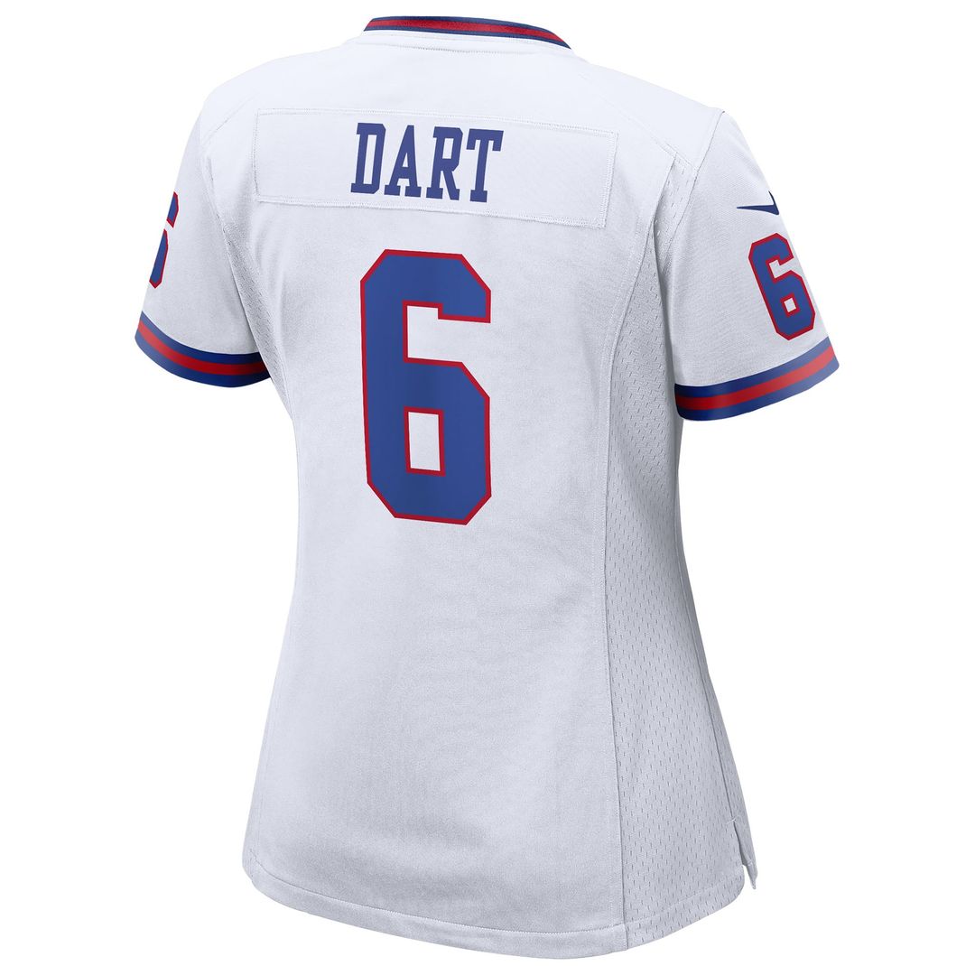 Jaxson Dart New York Giants Nike Women's Alternate Vintage White Game Jersey - White Official NFL Team Apparel Football Fan Gear