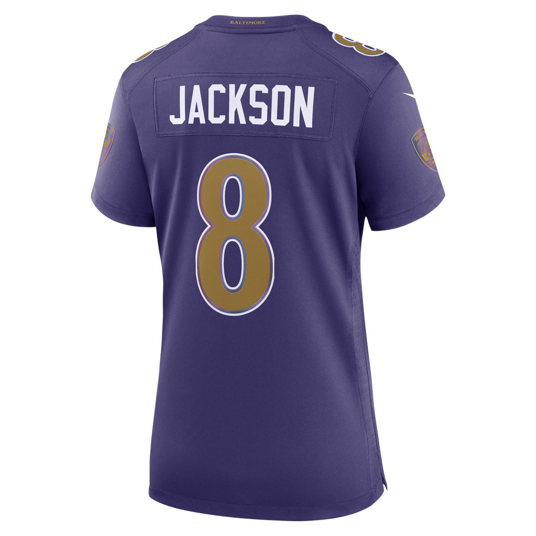 Lamar Jackson Baltimore Ravens Nike Women's Alternate Game Jersey - Black Official NFL Team Apparel Football Fan Gear