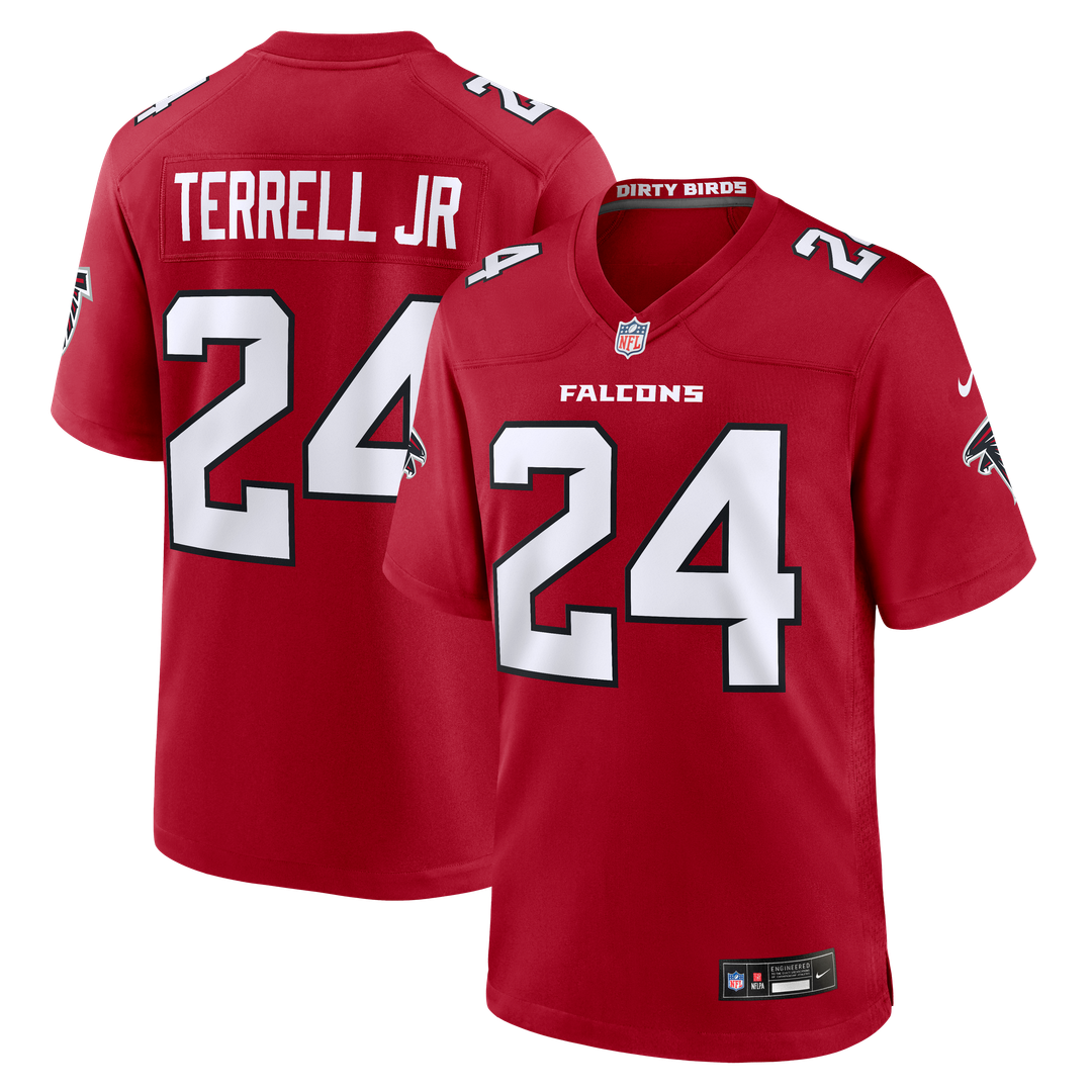 A.J. Terrell Atlanta Falcons Nike Game Jersey - White Official NFL Team Apparel Football Fan Gear