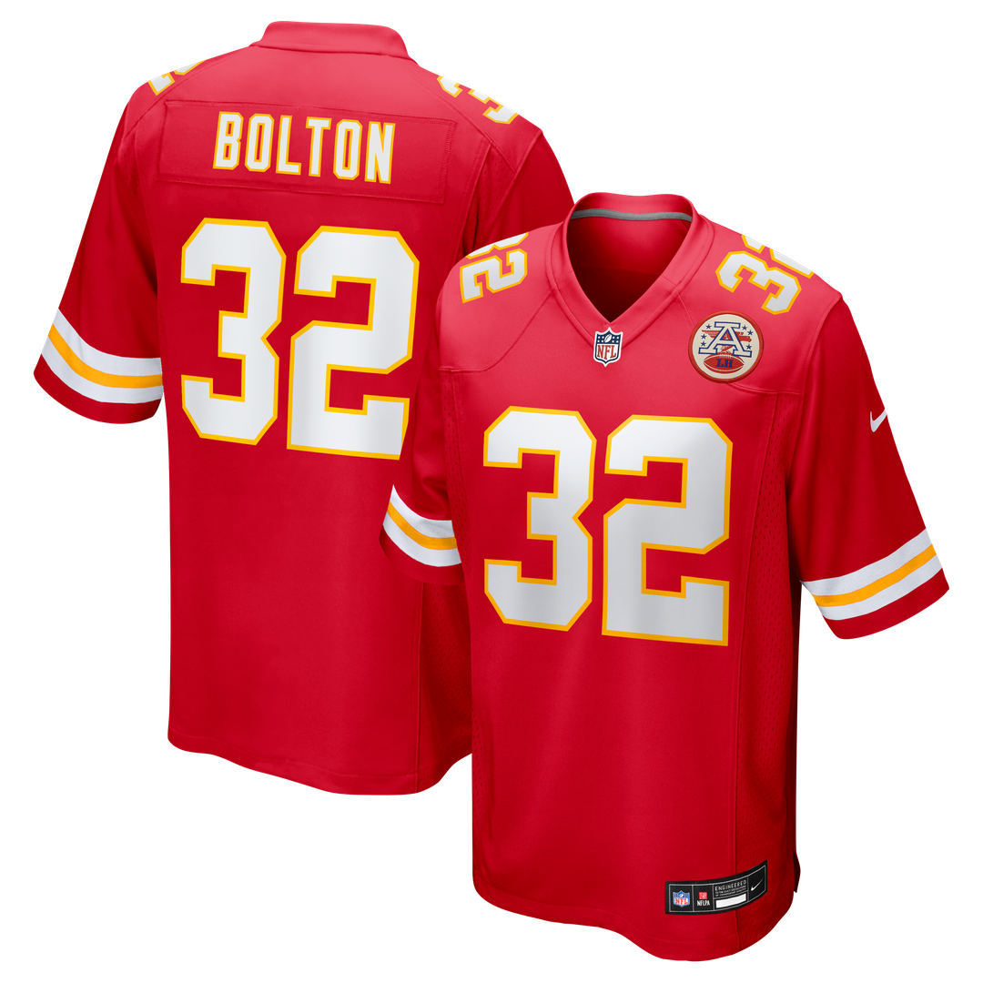 Nick Bolton Kansas City Chiefs Nike Game Jersey - Red Official NFL Team Apparel Football Fan Gear