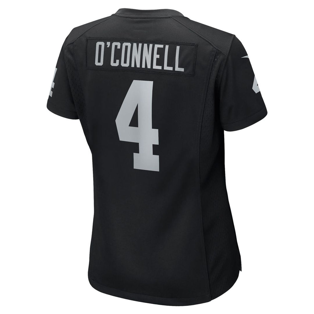 Aidan O'Connell Las Vegas Raiders Nike Women's Game Jersey - Black Official NFL Team Apparel Football Fan Gear