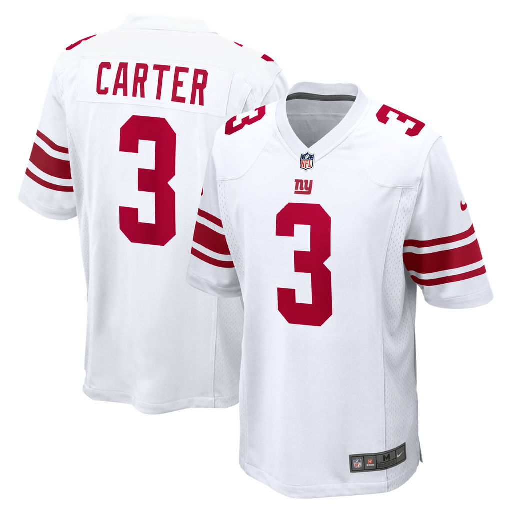 Abdul Carter New York Giants Nike Game Jersey - White Official NFL Team Apparel Football Fan Gear