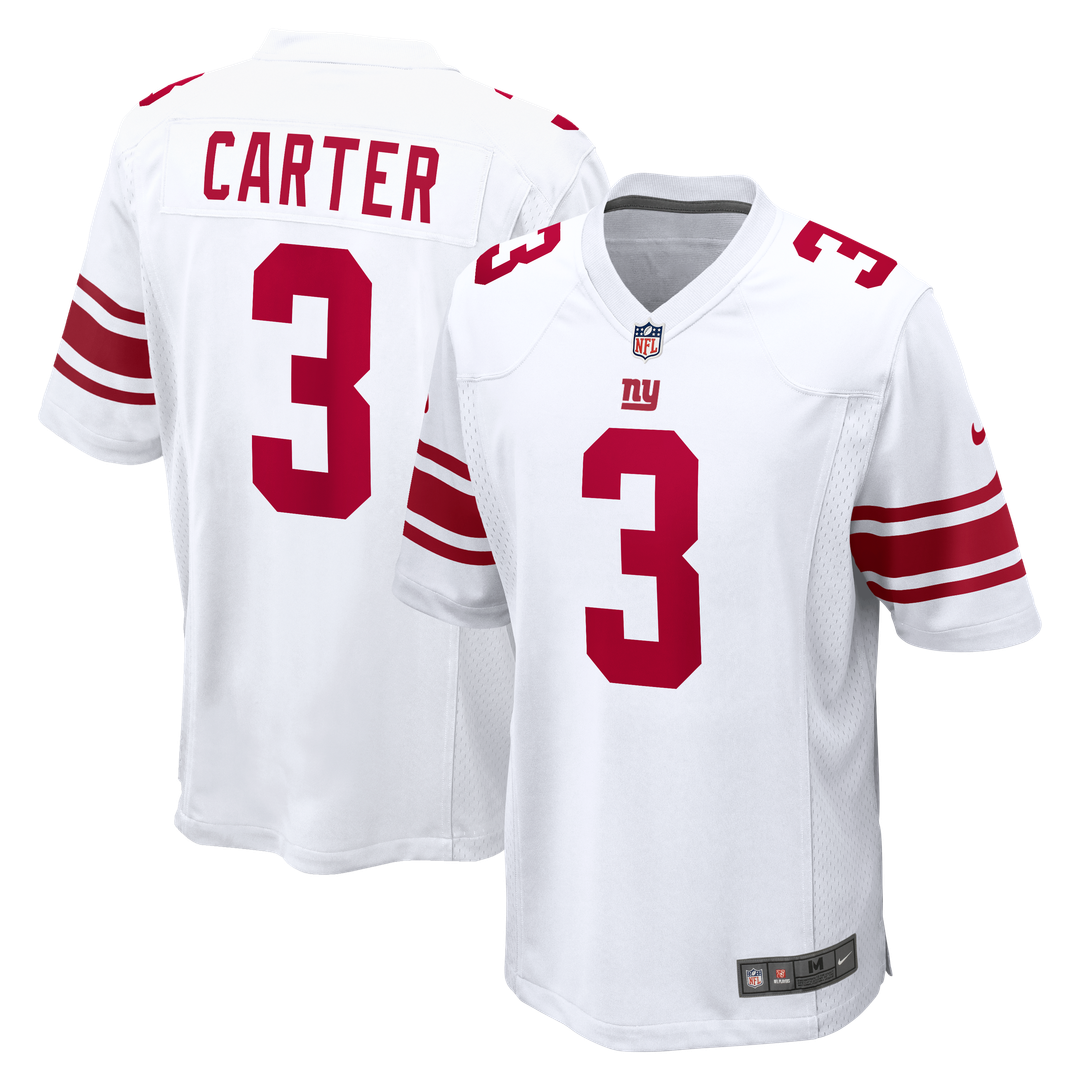 Abdul Carter New York Giants Nike Game Jersey - White Official NFL Team Apparel Football Fan Gear