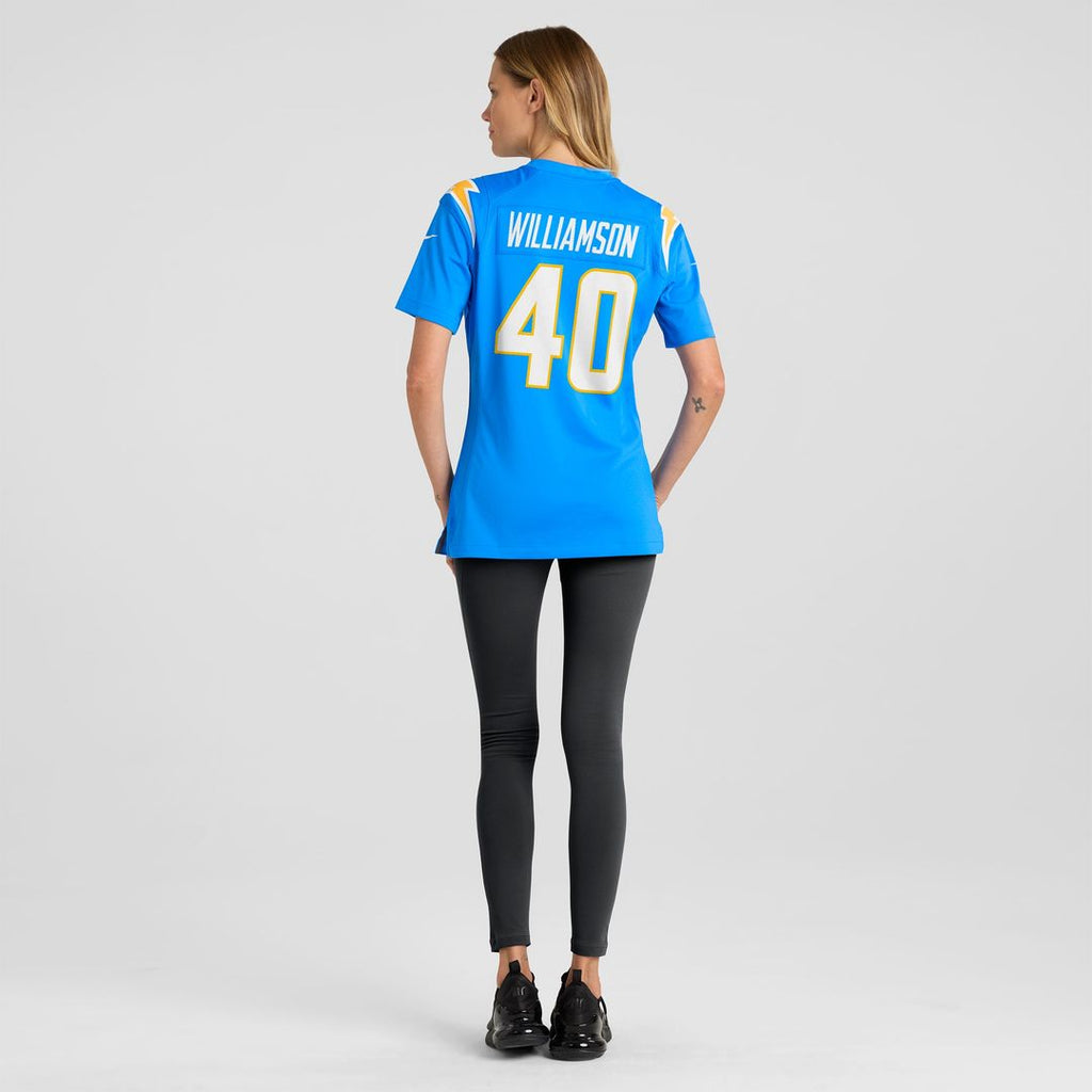 Kendall Williamson Los Angeles Chargers Nike Women's Team Game Jersey - Powder Blue Official NFL Team Apparel Football Fan Gear