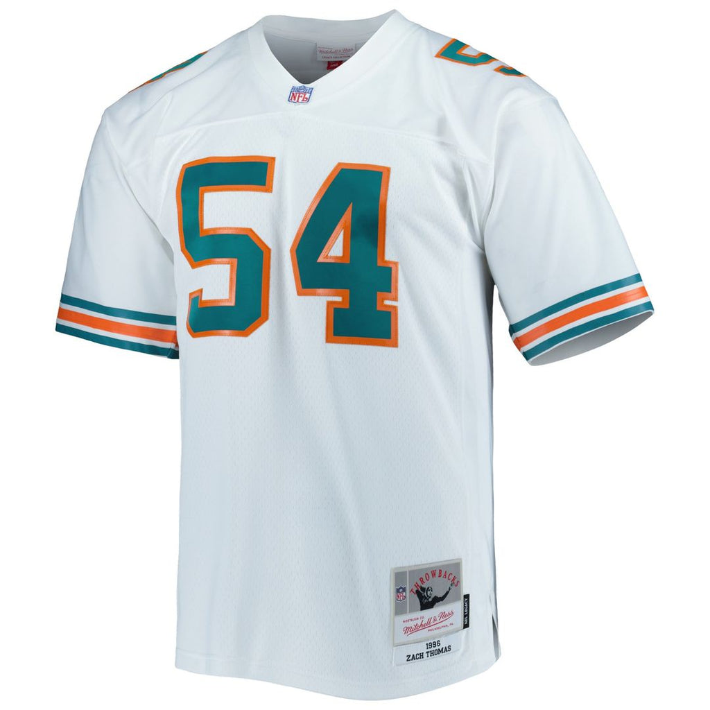 Zach Thomas Miami Dolphins Mitchell & Ness Legacy Replica Jersey - Orange Official NFL Team Apparel Football Fan Gear