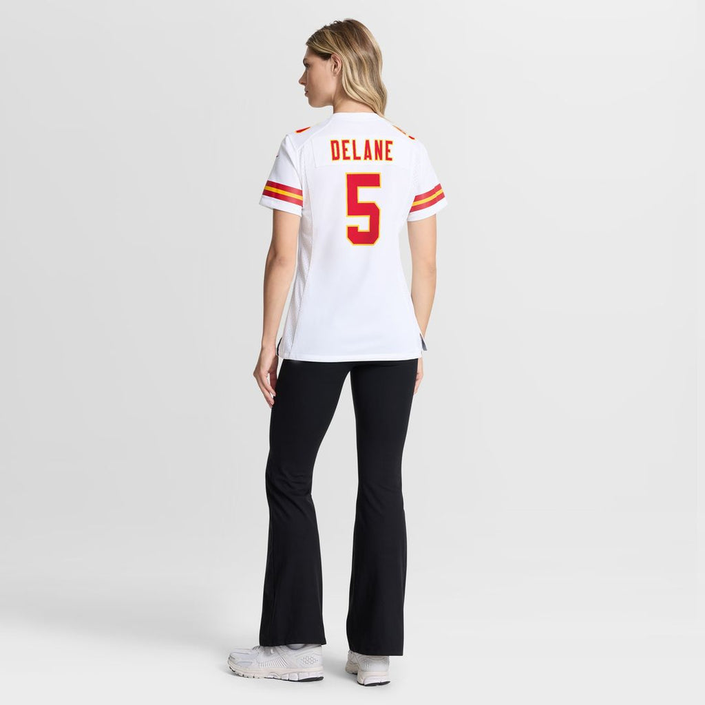Mansoor Delane Kansas City Chiefs Nike Women's Game Jersey - White Official NFL Team Apparel Football Fan Gear