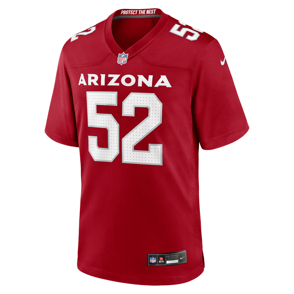 Jordan Burch Arizona Cardinals Nike Team Game Jersey - Cardinal Official NFL Team Apparel Football Fan Gear