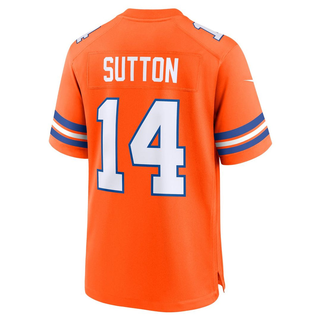 Courtland Sutton Denver Broncos Nike Alternate Game Jersey - Orange Official NFL Team Apparel Football Fan Gear