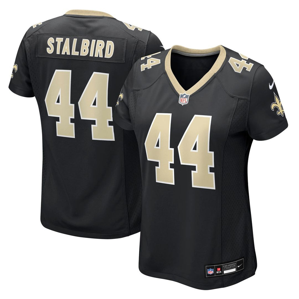 Isaiah Stalbird New Orleans Saints Nike Women's Team Game Jersey - Black Official NFL Team Apparel Football Fan Gear