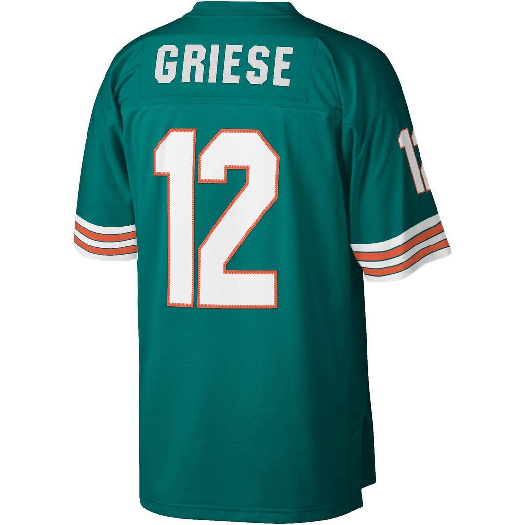 Bob Griese Miami Dolphins Mitchell & Ness Legacy Replica Jersey - Aqua Official NFL Team Apparel Football Fan Gear
