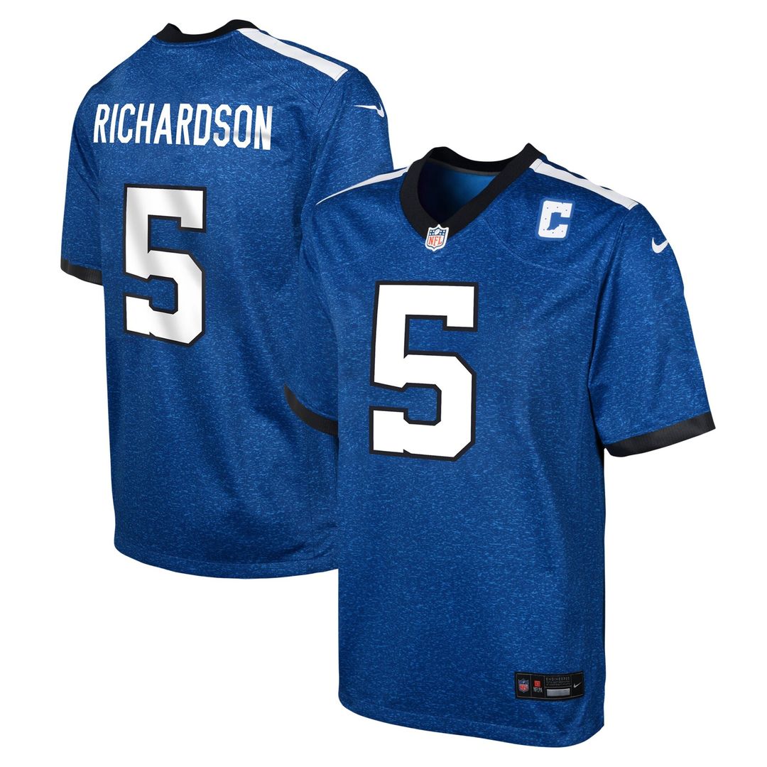 Anthony Richardson Sr. Indianapolis Colts Nike Youth Game Jersey - Royal Official NFL Team Apparel Football Fan Gear