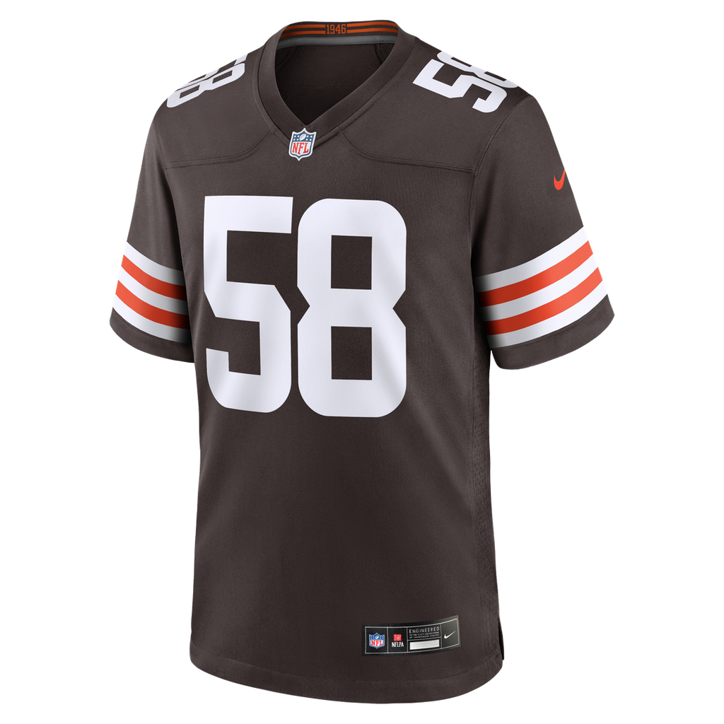 Austin Barber Cleveland Browns Nike Team Game Jersey - Brown Official NFL Team Apparel Football Fan Gear