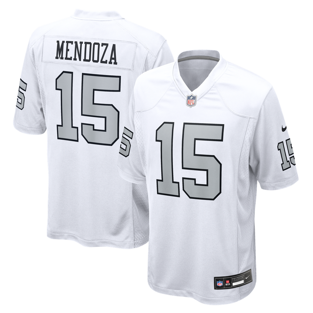 Fernando Mendoza Las Vegas Raiders Nike Alternate Game Player Jersey - White Official NFL Team Apparel Football Fan Gear